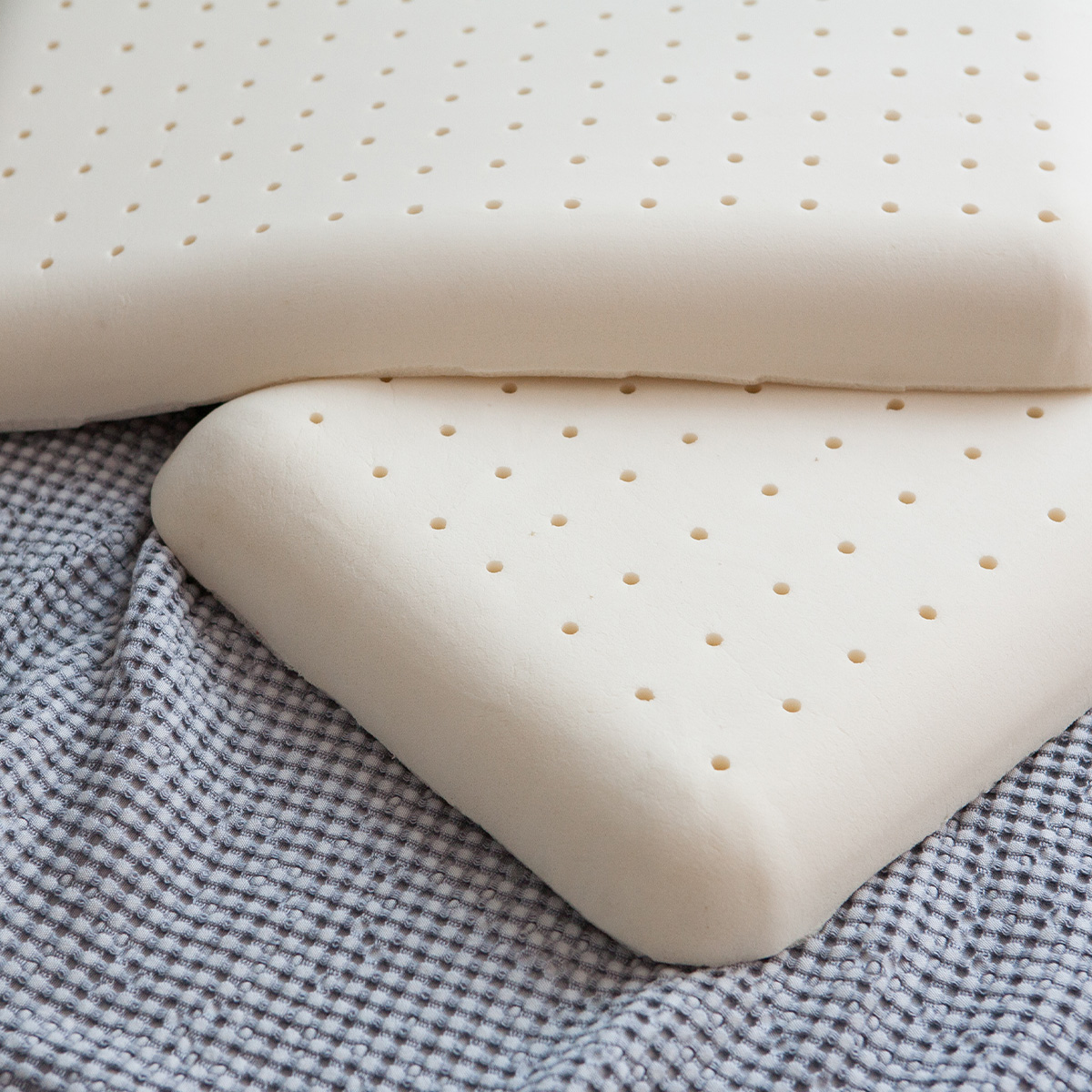 아카시아홈 국내제작 천연 경추 태국 라텍스 낮은베개 속커버포함 높이4cm