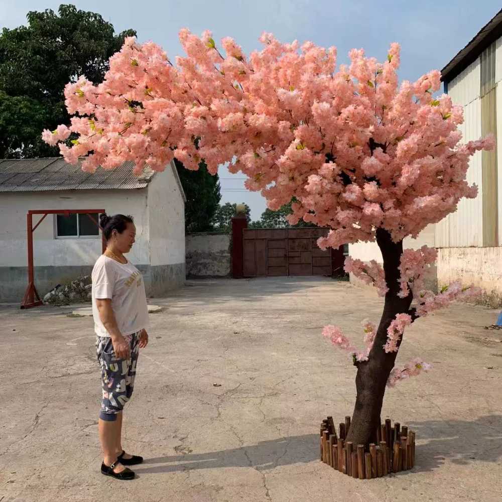 벚꽃 나무 조화 인조목 샵 카페 인테리어 조경 플랜트 확장형 높이 2m 폭 1.5m - 상세 이미지 3