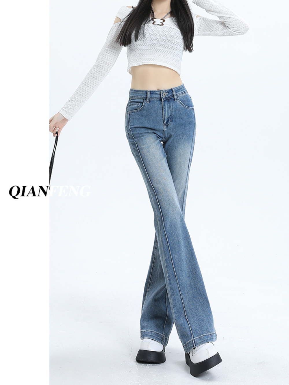 살롱드립2 장도연 팬츠 하이웨스트 섹시한 의상 옷 패션 - 상세 이미지 4