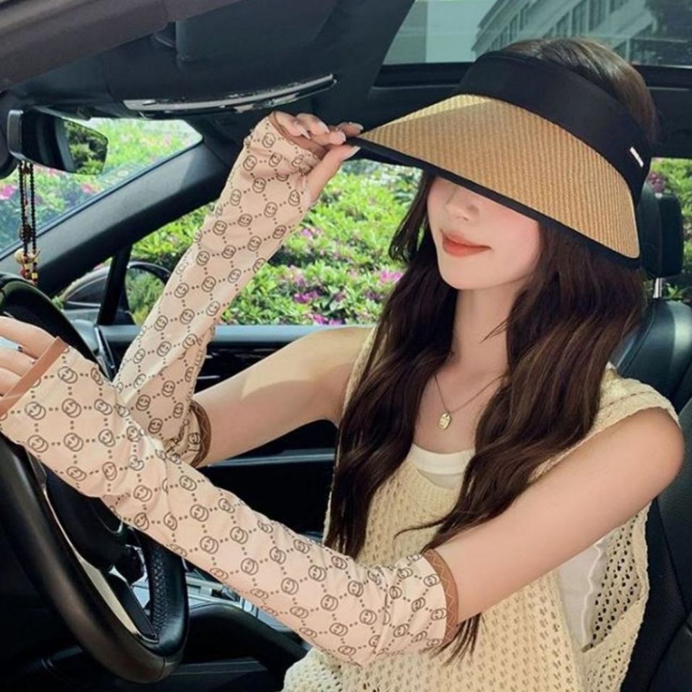 차량용팔토시 헐렁한 시원한 운전 레이스 쿨토시 - 상세 이미지 3