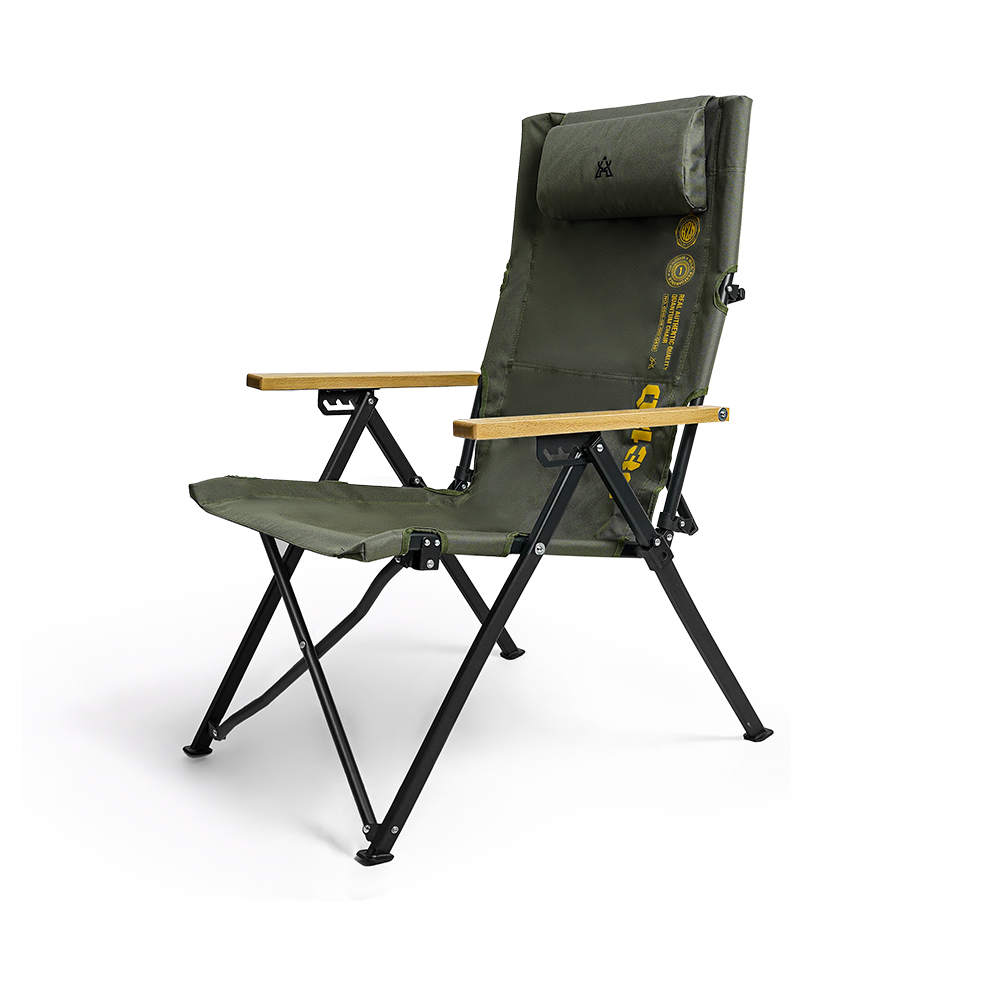 퀀텀 체어 접이식 캠핑의자 리클라이너 각도조절 릴렉스체어