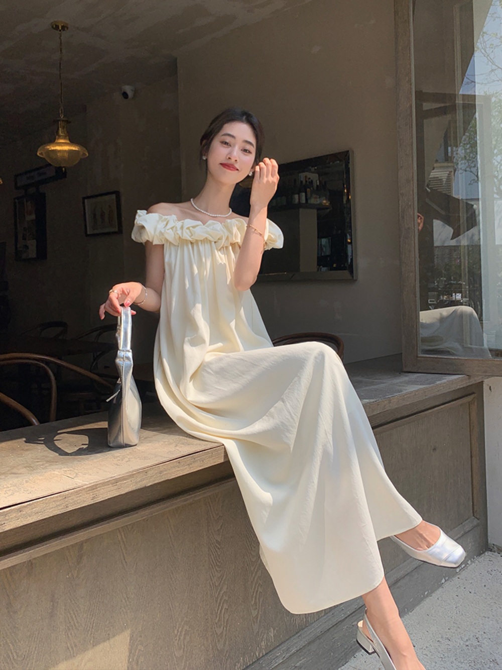 동상이몽2 346회 이지혜 원피스 셔링 오프숄더 의상 옷 패션 - 상세 이미지 3