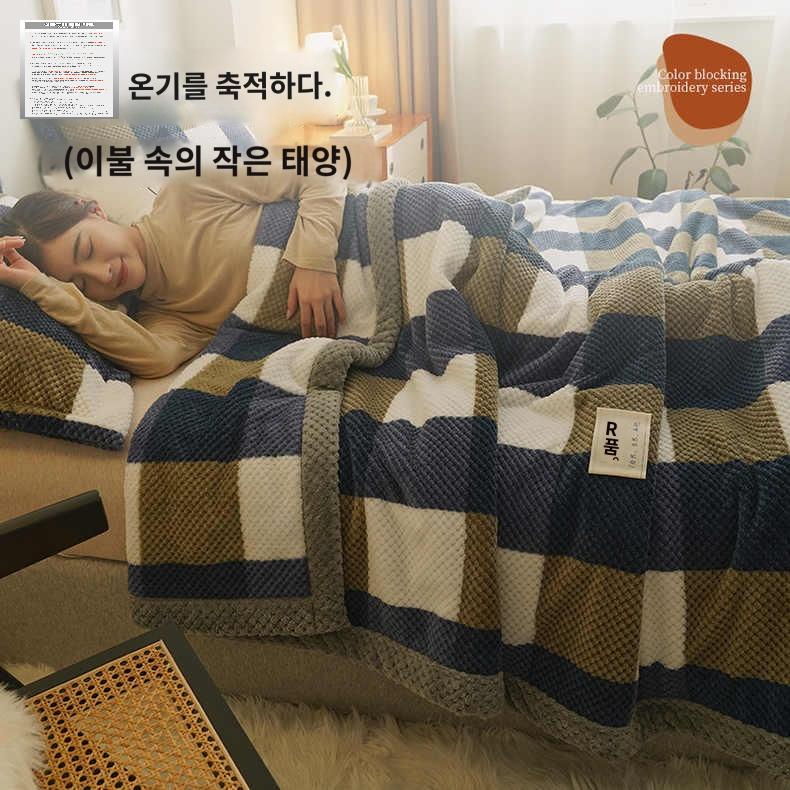 차박준비물 블랭킷 캠핑 담요 겨울 차박용 이불 - 상세 이미지 3