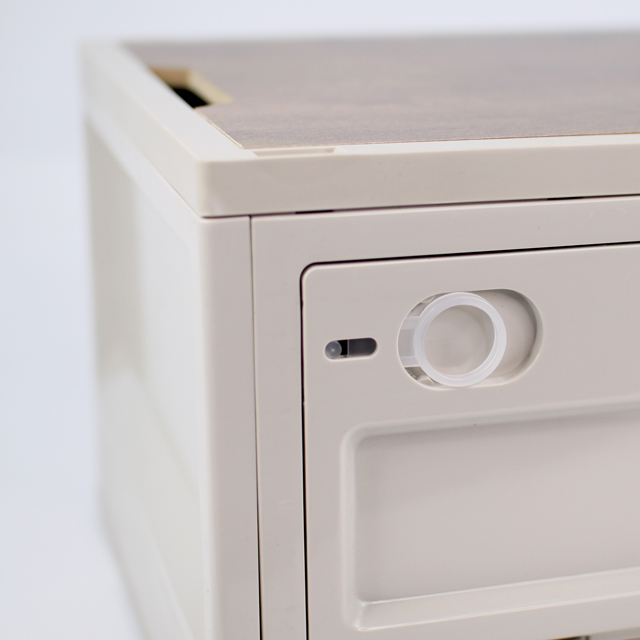 KOOLMAN 쿨맨 캠핑 박스 접이식 오픈 폴딩 정리함 우드상판 포함 50L, 올리브그린