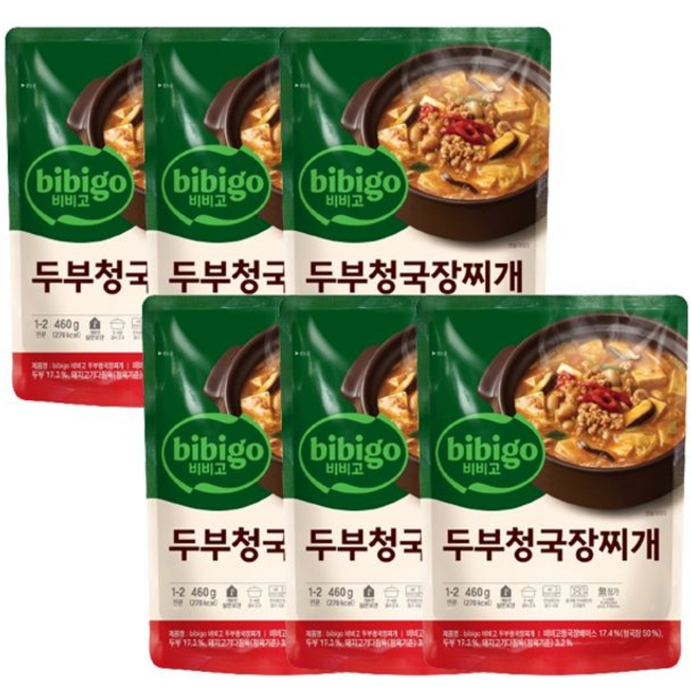 대량 마트 청국장 두부 찌개 460g 6개 : 서치플레이스8