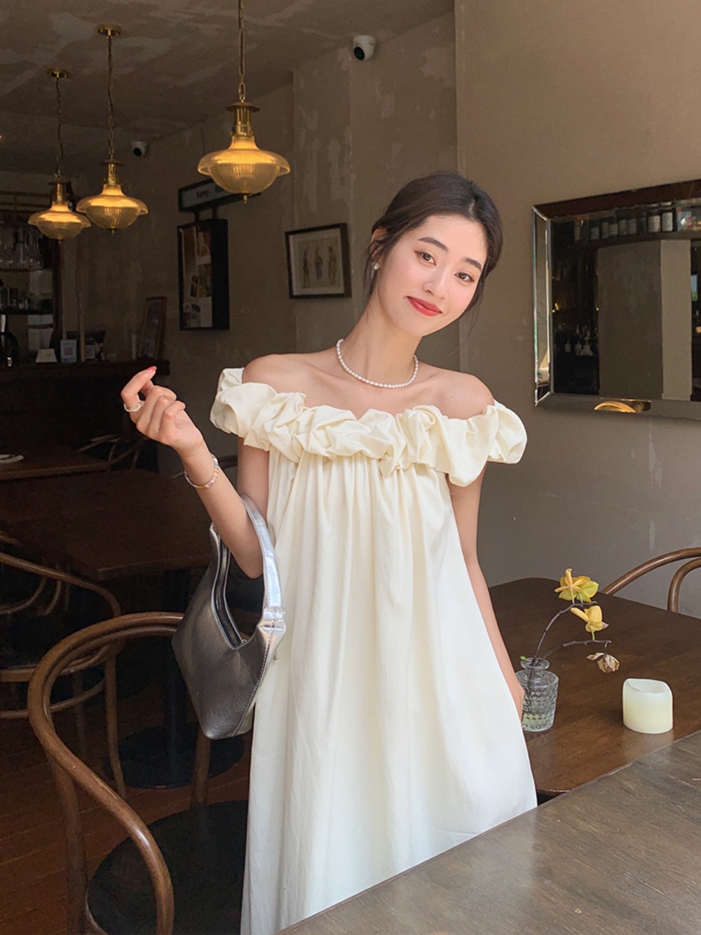 동상이몽2 346회 이지혜 원피스 셔링 오프숄더 의상 옷 패션 - 상세 이미지 5