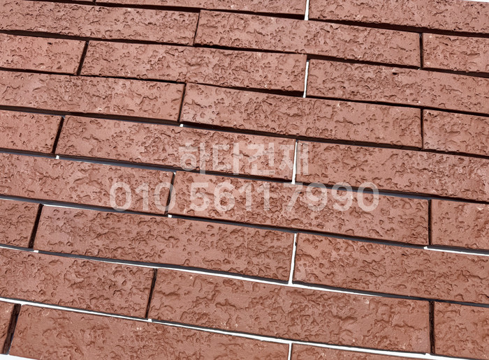 점토타일 쇼트 280x50x12T 레드 / 하다건재