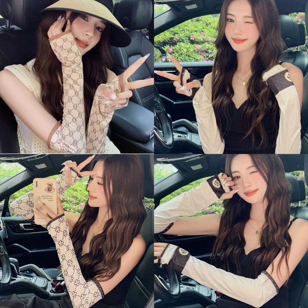 차량용팔토시 헐렁한 시원한 운전 레이스 쿨토시 - 상세 이미지 2