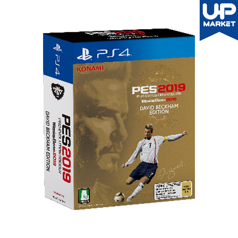 PS4 PES 2019 데이비드 베컴 에디션 특전포함 스틸 케이스 비포함 국내정발 영어 중고 CD (PS5 호환) - 상품 이미지