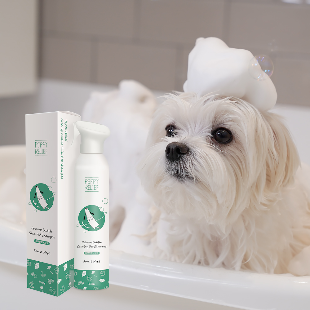 페피릴리프 강아지샴푸 스킨 휘핑샴푸 300ml 저자극