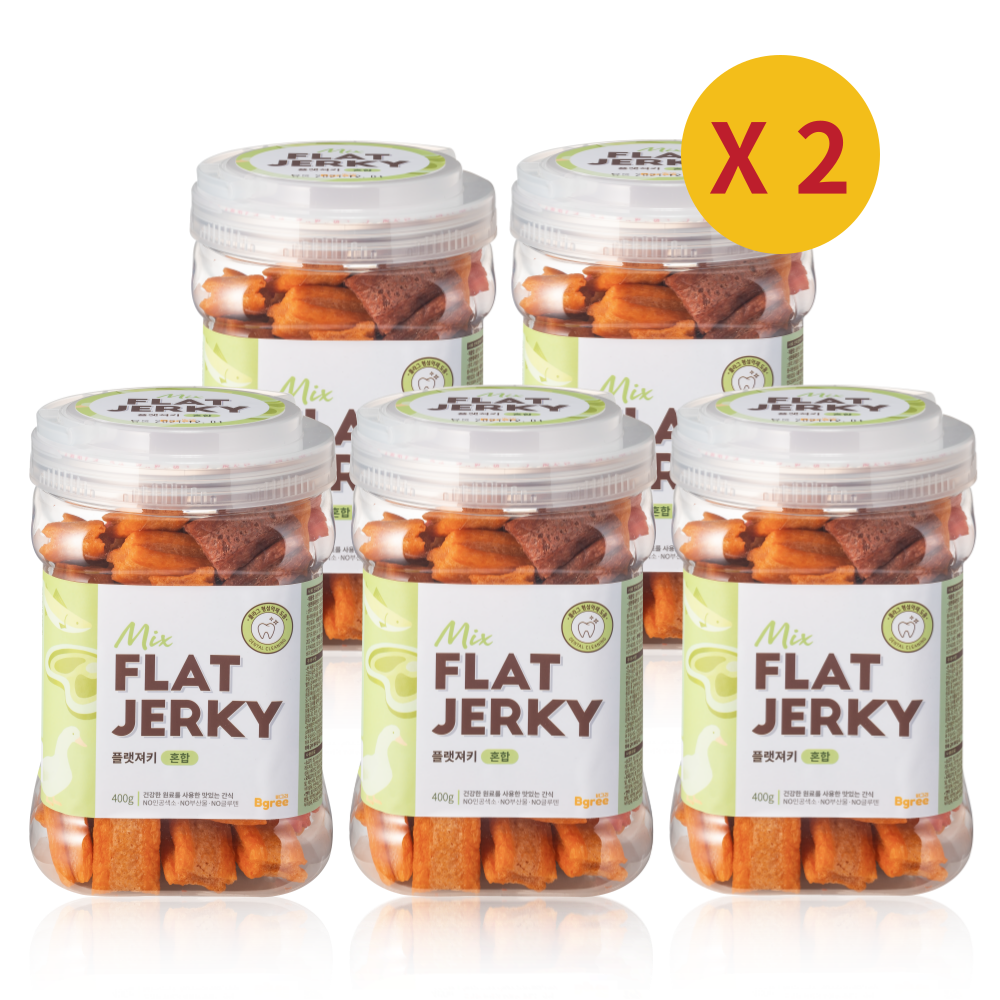 비그리 플랫져키 강아지 반려견 간식 개껌 덴탈 양치껌 치석제거껌 혼합, 400g, 10개