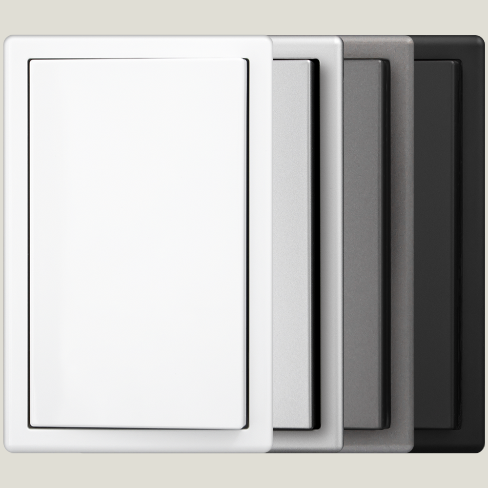 베코 보노 유럽형 스위치 전기 전등 커버 단로 1구 화이트