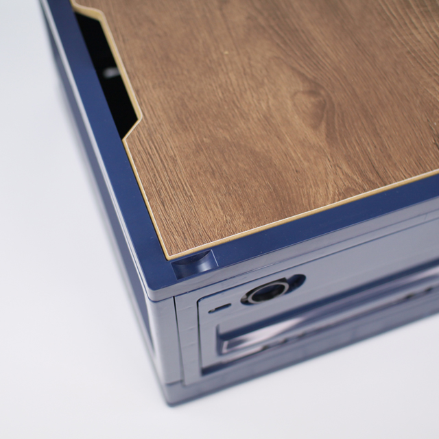 KOOLMAN 쿨맨 캠핑 박스 접이식 오픈 폴딩 정리함 우드상판 포함 50L, 올리브그린