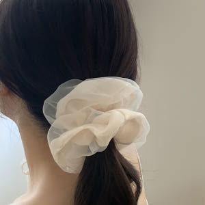 [제작] 실키 오간디 스크런치 - 오간자 실크새틴 풍성한 웨딩 포니테일 ... 솔직 후기 | 실사용자 리뷰 분석 - 상품 이미지 2