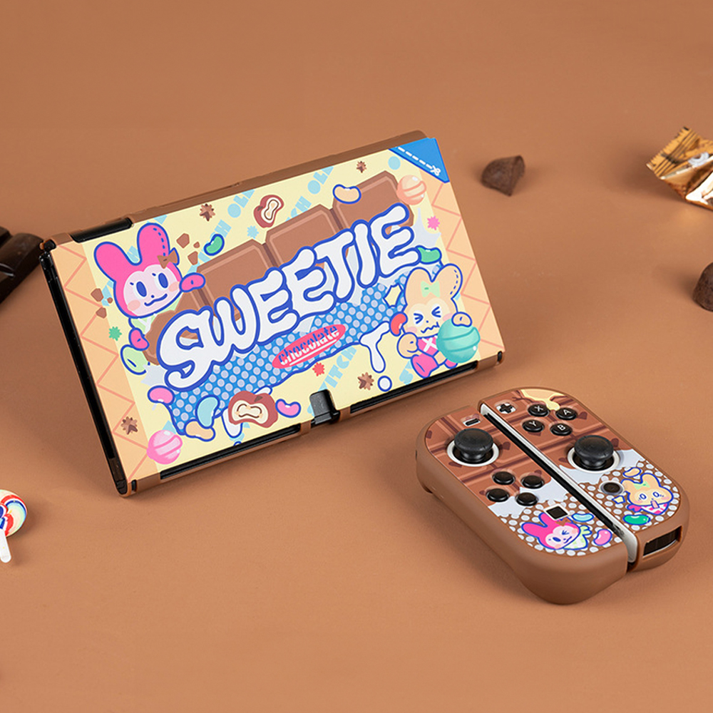 닌텐도 스위치 OLED 케이스 긱쉐어 스위티초코 커버 - 상세 이미지 2