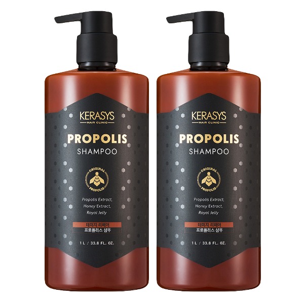 케라시스 프로폴리스 에너지 플러스 샴푸 모발 손상 보호 삼푸 대용량 1000ml 2개 : 또와 상점