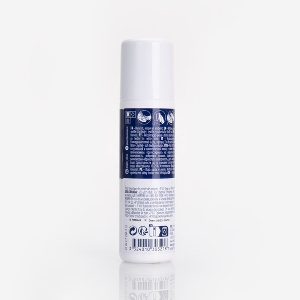 사피르 화이트 노벨리 백화제 75ml / 운동화 구두 신발 하얗게 변색 제거 황변 복원 - 상세 이미지 3