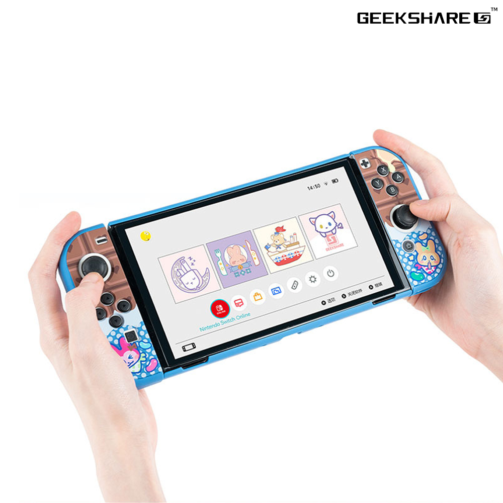 닌텐도 스위치 OLED 케이스 긱쉐어 스위티초코 커버 - 상세 이미지 5