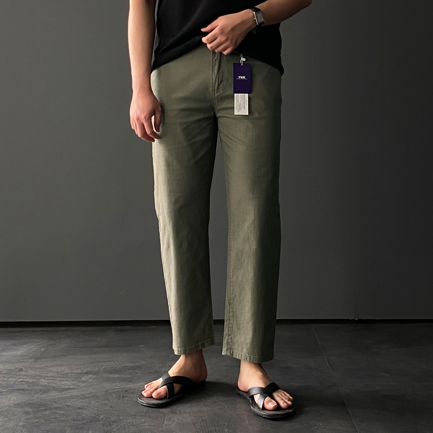 남자여름슬랙스 남자린넨팬츠 - 상세 이미지 5