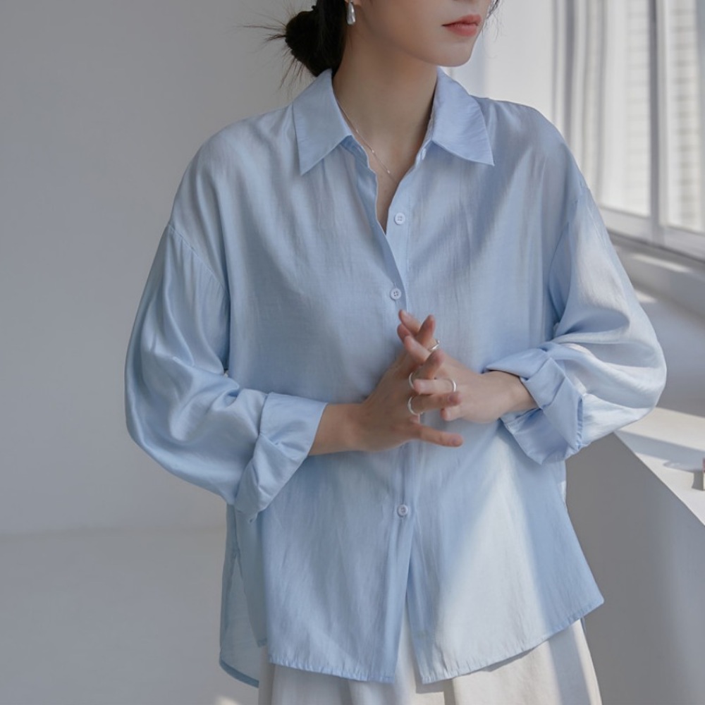 아빠하고 나하고 26화 서효림 셔츠 블라우스 간절기 청순 의상 옷 패션 - 메인 이미지