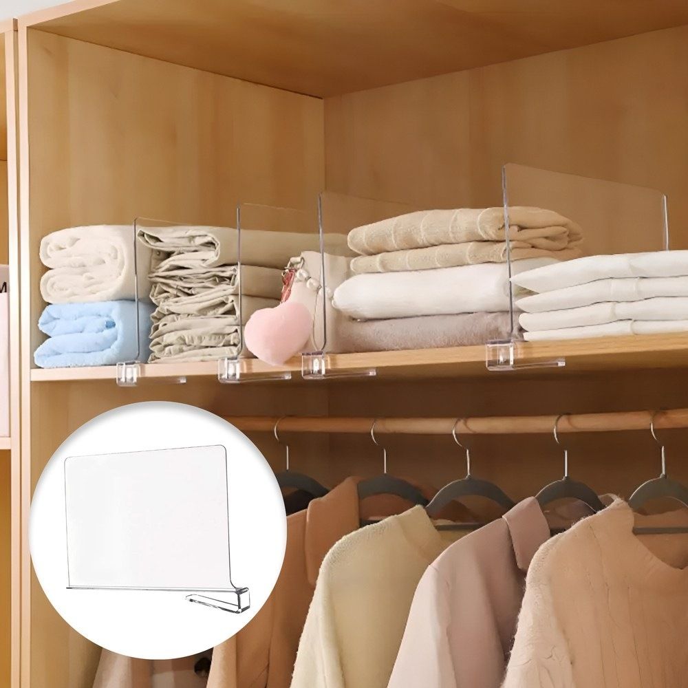 테일스타 아크릴 칸막이 옷장 책장 신발장 만능 구분 투명판 세트 제품 이미지