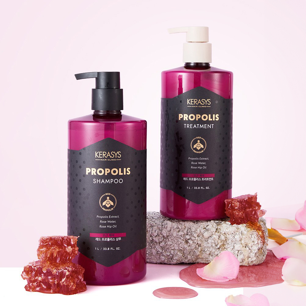 케라시스 레드 프로폴리스 두피 영양 샴푸 1000ml X3개 - 상품 이미지