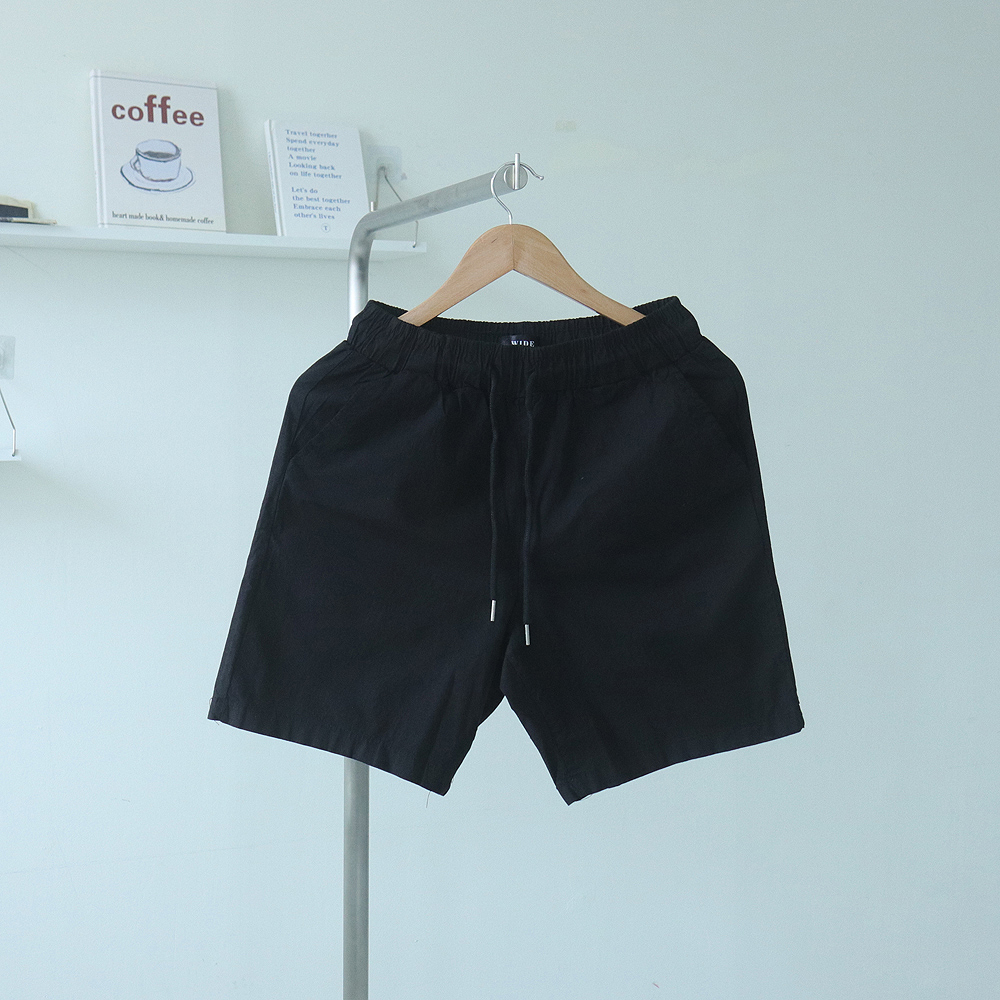 남자반바지 빅사이즈 밴딩 여름 커플 남자 린넨 반바지 이미지 8