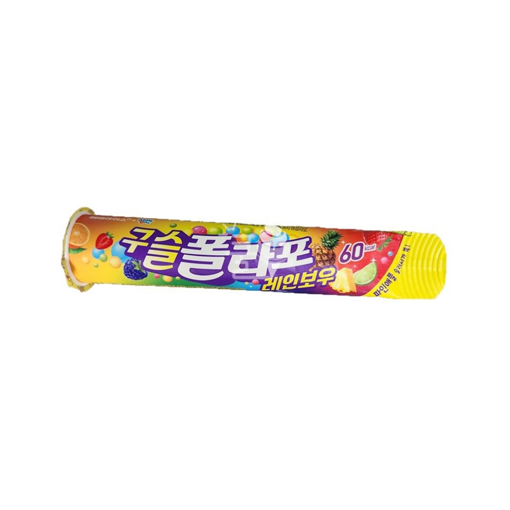 과일맛아이스크림 구슬폴라포 레인보우 1박스 24개입 폴라포 레인보우 1박스 : 서치플레이스8