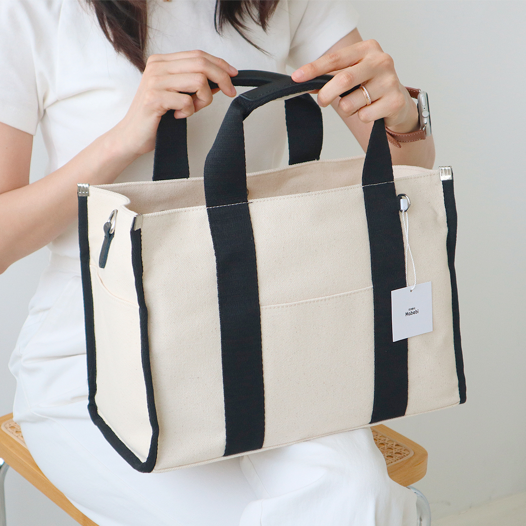마베비 기저귀가방 캔버스 백 토트백 숄더백 크로스백