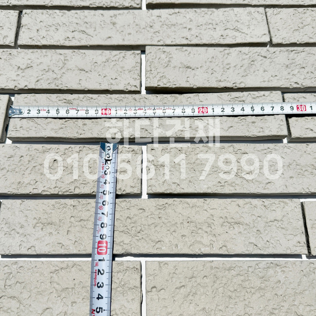 점토타일 쇼트 280x50x12T 라이트그레이 / 하다건재