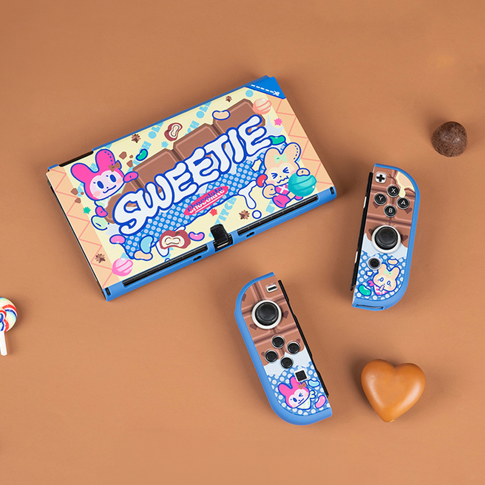 닌텐도 스위치 OLED 케이스 긱쉐어 스위티초코 커버 - 상세 이미지 4
