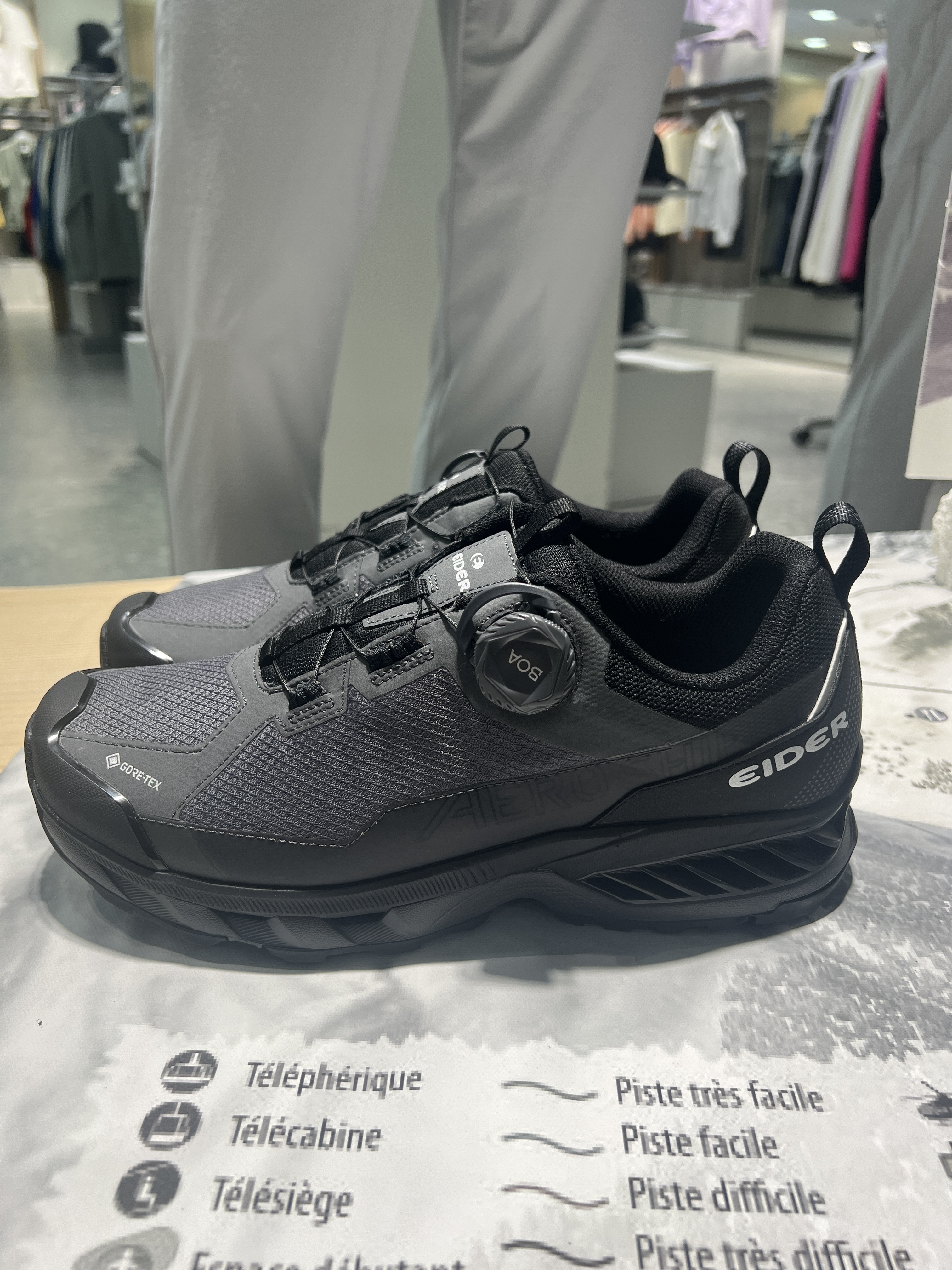 아이더 트레킹화 고어텍스 등산화 퀀텀 에어로쉴드 23G20 - 상세 이미지 3