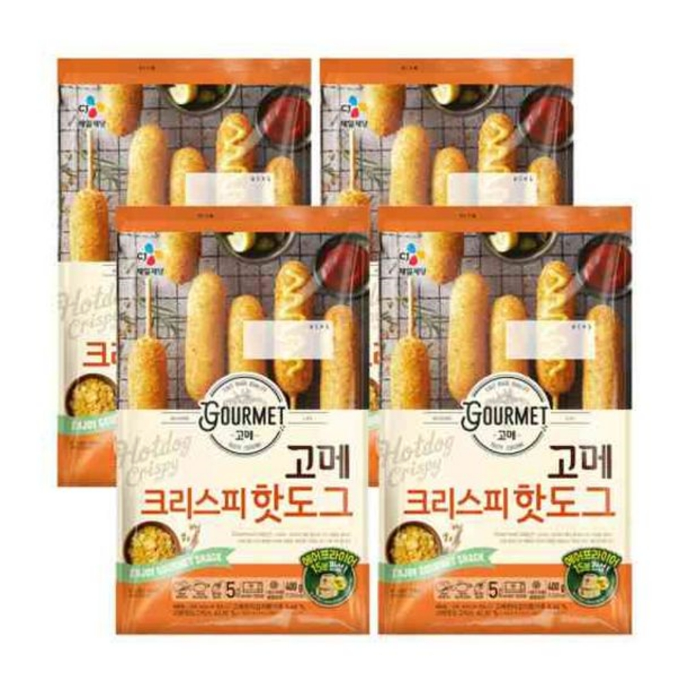 대량 마트 핫도그 크리스피 400g 냉동 4개 : 서치플레이스8