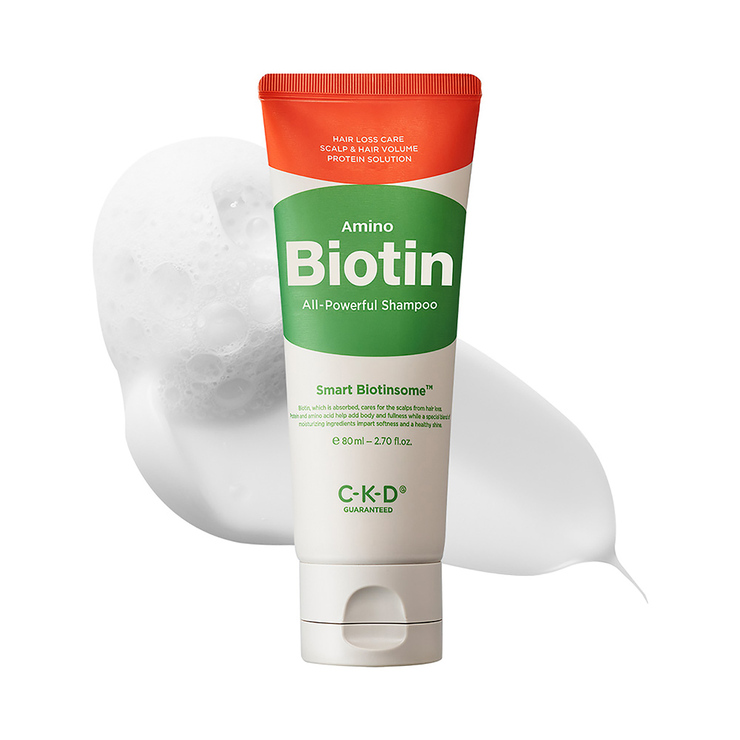 종근당 아미노 비오틴 두피 모발 뿌리 볼륨 손상모발 개선 500ml x 2개+80ml - 상세 이미지 5