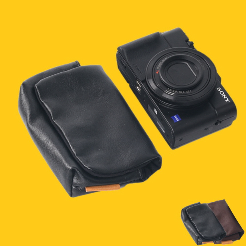 소니 후지 X100VI ZV-1 M2 X100V 카메라 케이스 가죽 파우치 가방