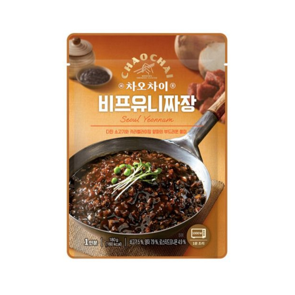 대량 마트 180g 비프유니짜장 180g 대량 차오차이 : 서치플레이스8