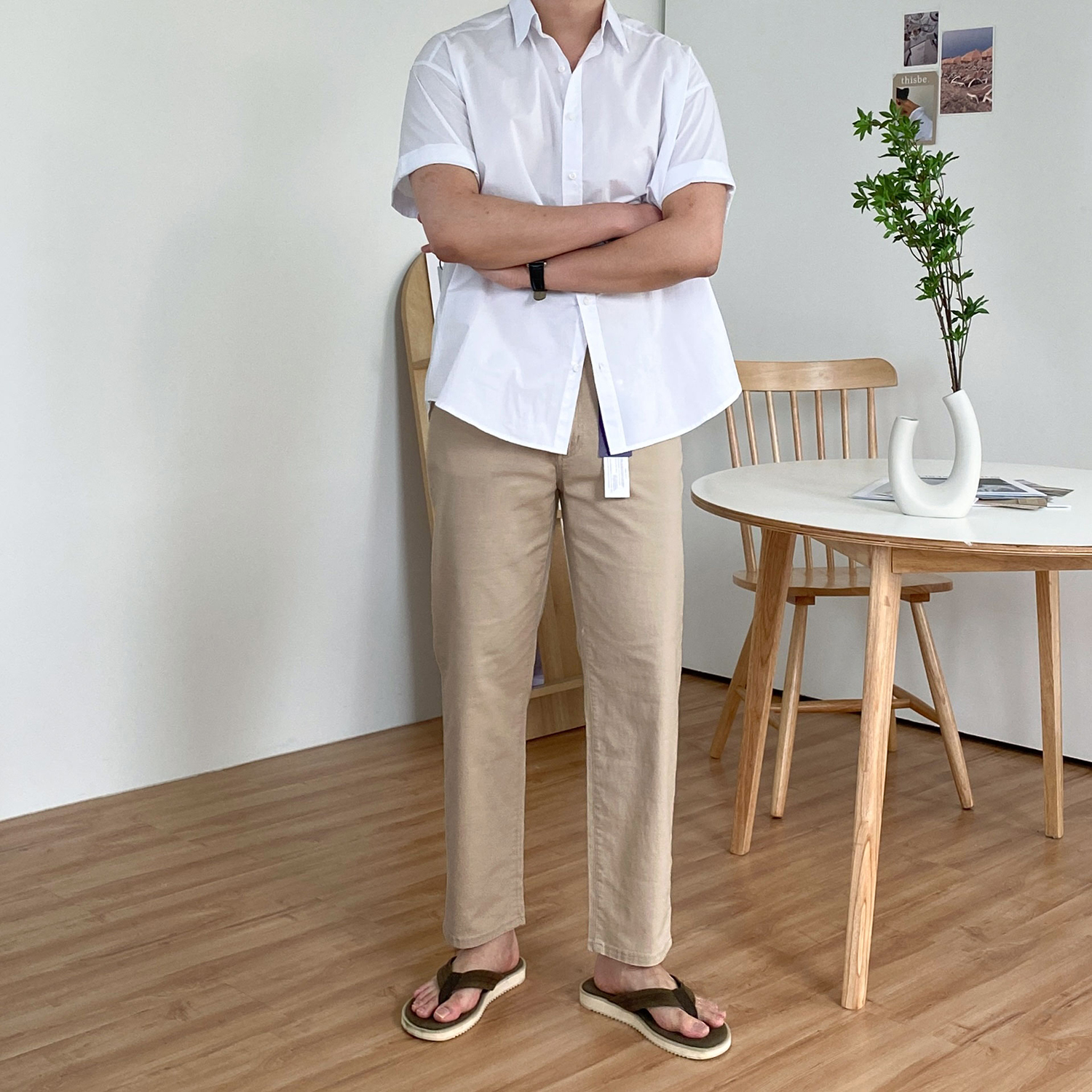 남자여름슬랙스 남자린넨팬츠 - 상세 이미지 3