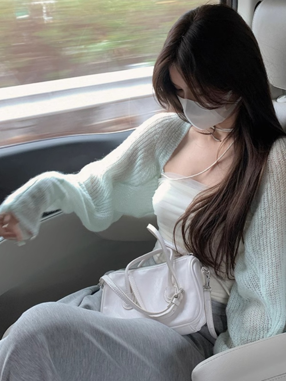 여름 숄 가디건 아이돌 패션 코디 자외선차단 나시에어울리는 레이어드 3컬러 - 상세 이미지 2