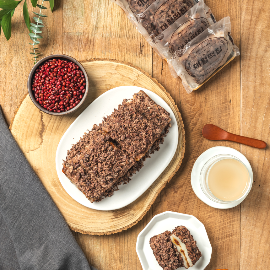 대월떡집 대통령표창 호박고지 시루떡 팥시루떡 개별포장 1kg