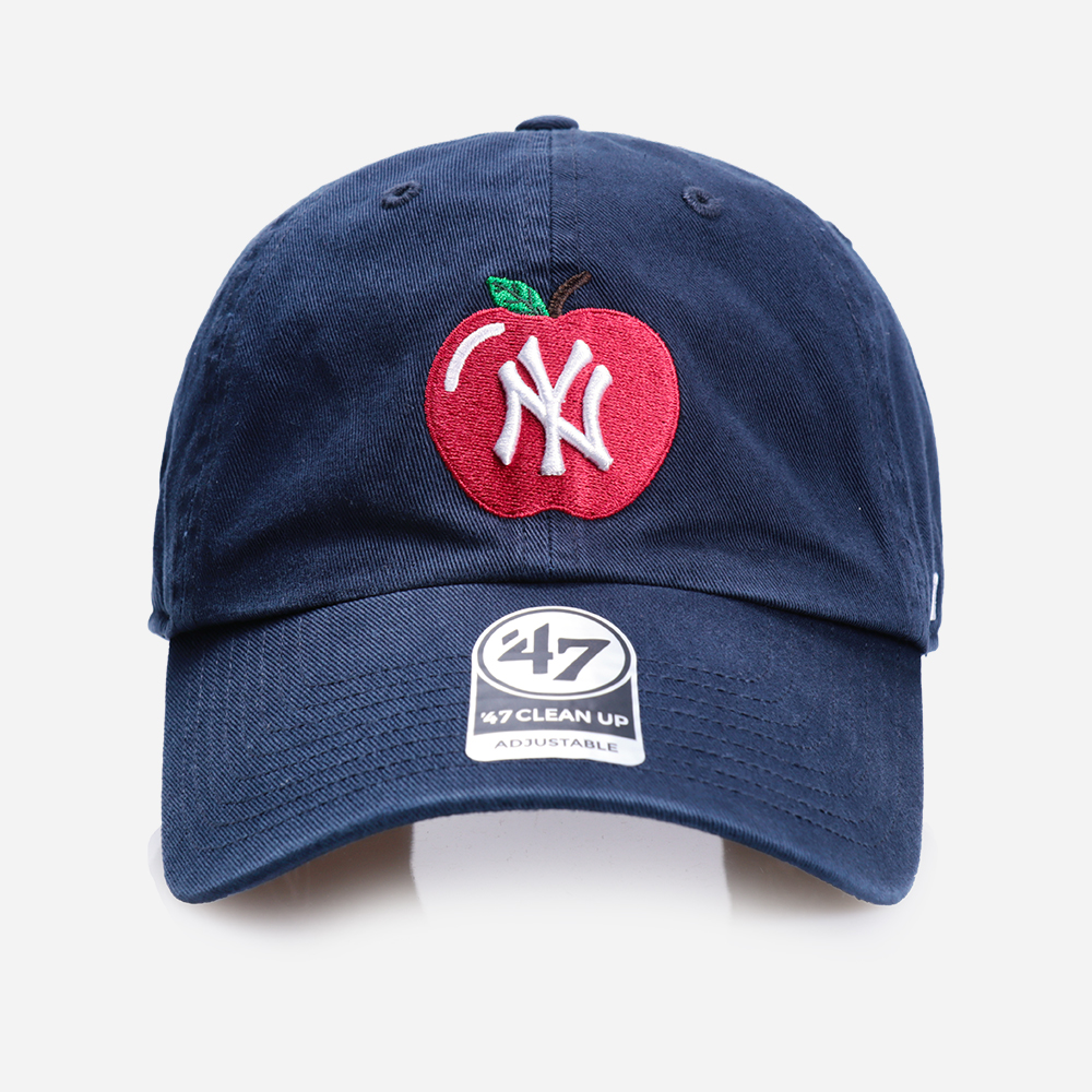 47브랜드 MLB 양키스 스몰로고 사과 클린업 볼캡