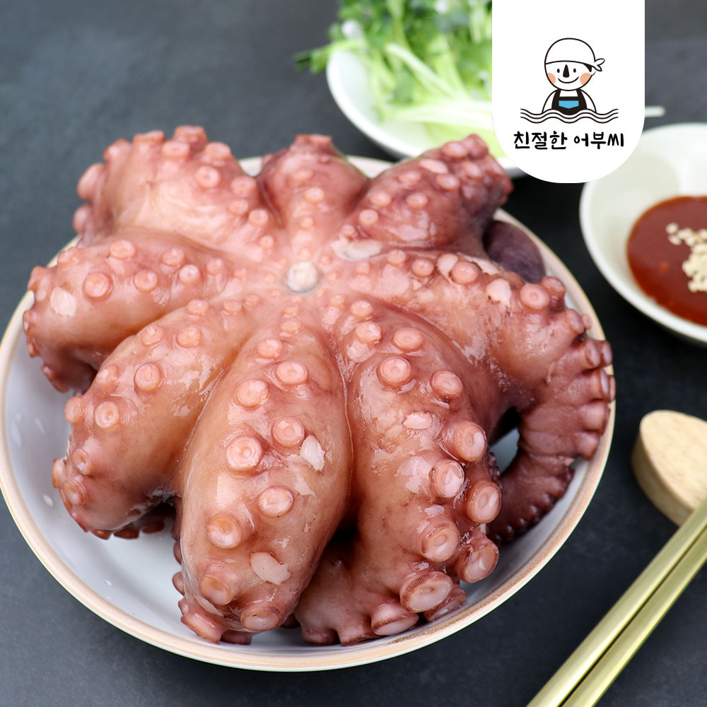 국내산 문어 자숙 돌문어 자연산 문어다리 친절한어부씨