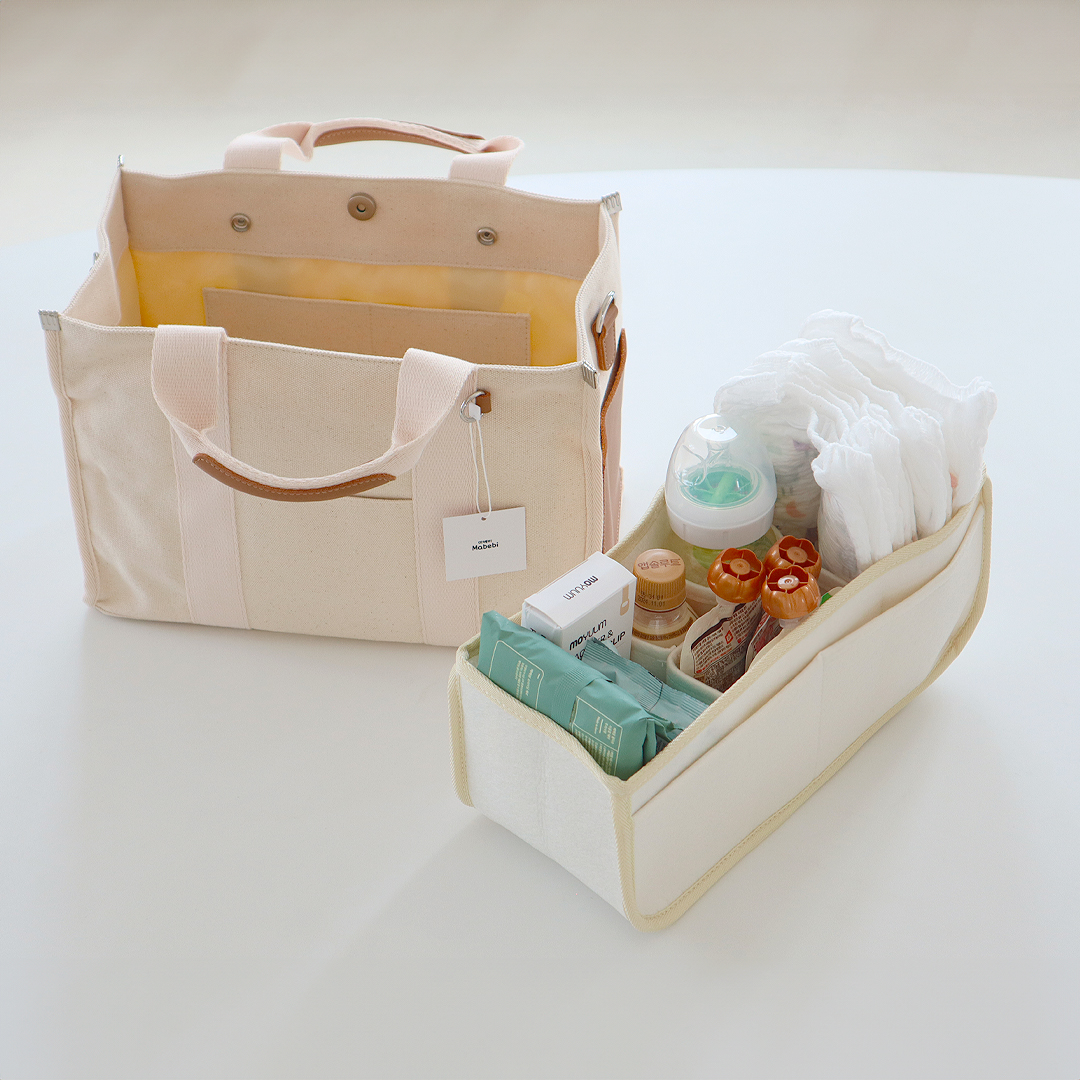 마베비 기저귀가방 캔버스 백 토트백 숄더백 크로스백