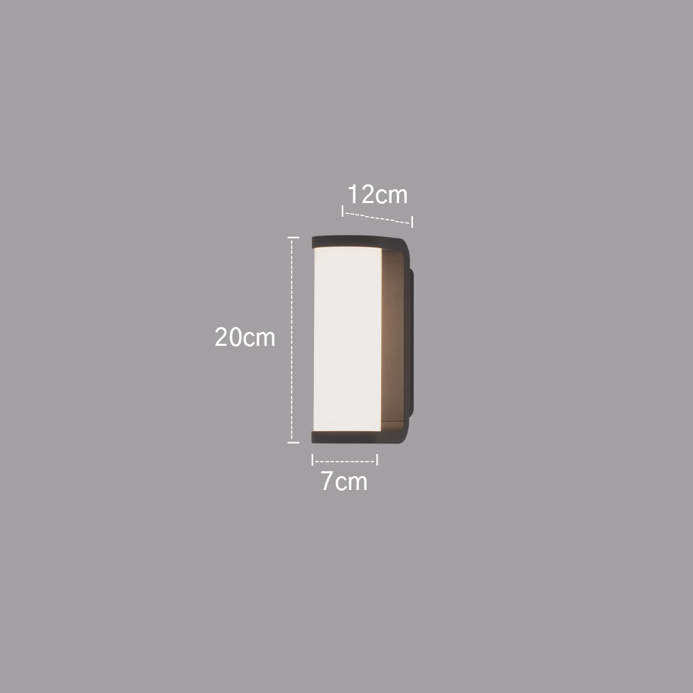 LED 벽등 벽조명 슈리트 15W 실내 실외 플리커프리 벽부등 복도 베란다등 - 상세 이미지 5