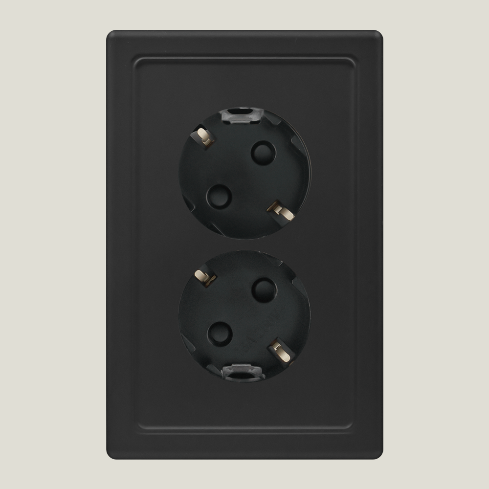 베코 보노 유럽형 스위치 전기 전등 커버 단로 1구 화이트