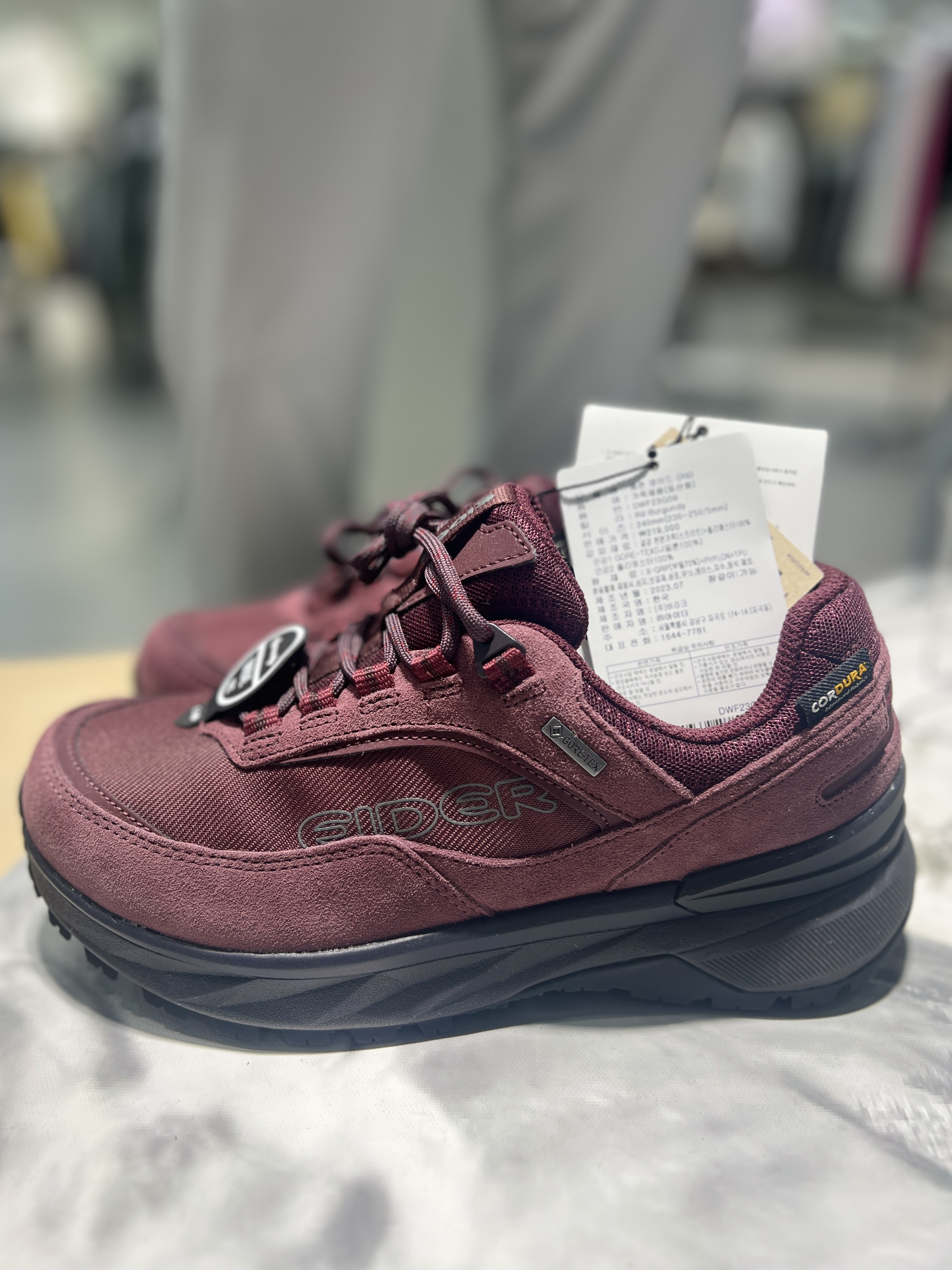 아이더 고어텍스 등산화 방수 트레킹화 베른 와이드 WF23G09 MF23G08 - 상세 이미지 3