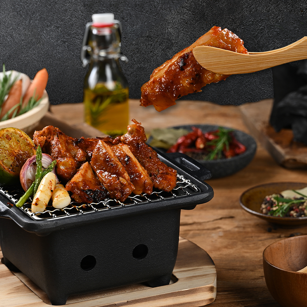 두루푸드 국민닭갈비 춘천닭갈비 택배 홈파티 캠핑요리 숯불닭갈비