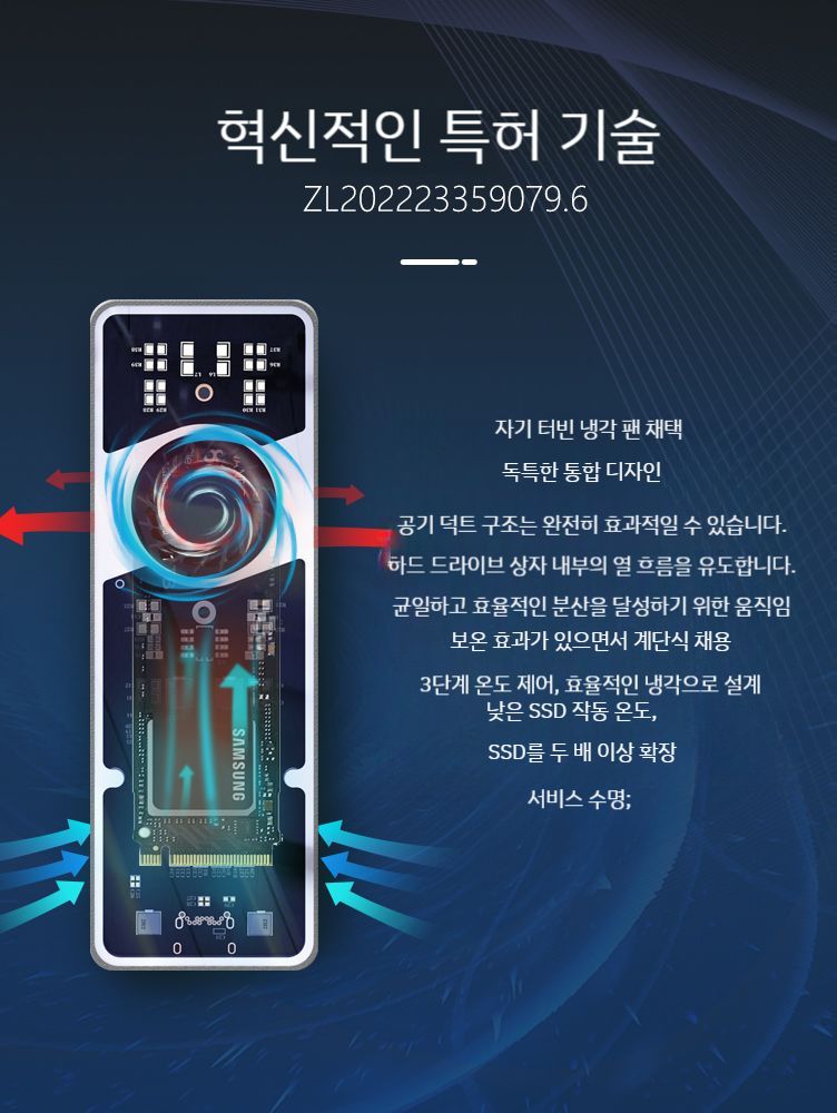 SSD 인클로저 YDTD Z1 M2 NVME 2280 노트북 휴대폰 외부 휴대용 인클로저 - 상세 이미지 5