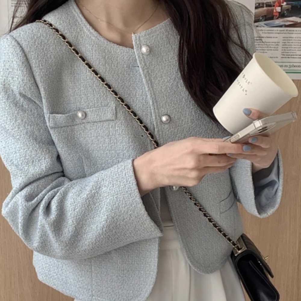 신들린 연애 1회 조윤아 자켓 하객룩 모던한 의상 옷 패션 - 메인 이미지
