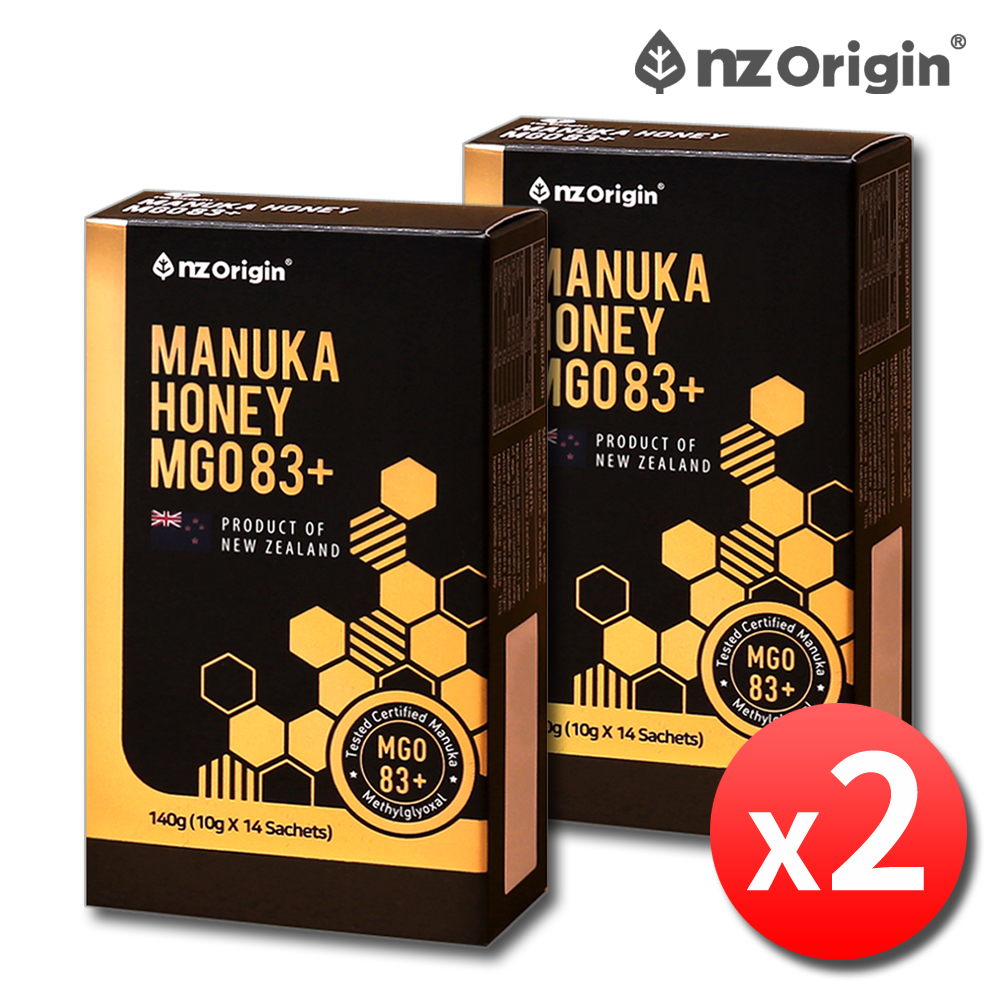 뉴질랜드 마누카 꿀 스틱 MGO 83 벌꿀 허니스틱 2박스