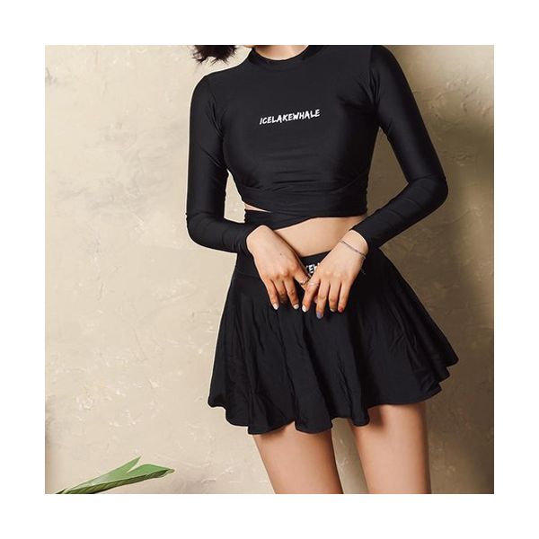 베라프 시크걸 크롭 래쉬가드 세트 3pcs : 마켓헤이데이